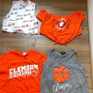 Clemson University Shirt Bundle (4)